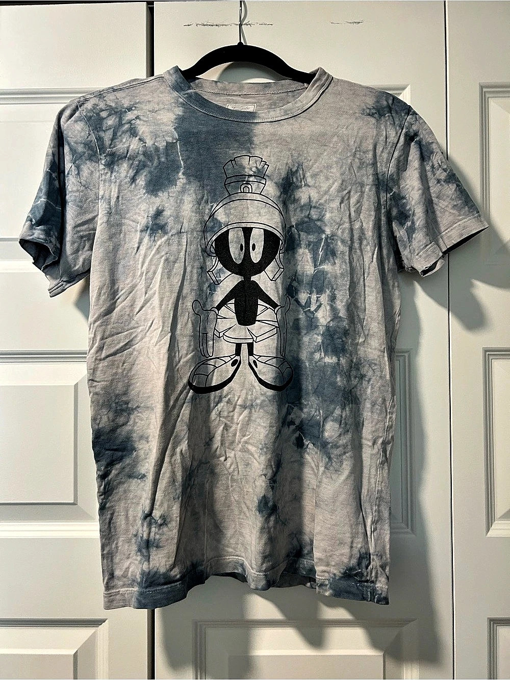 Marvin the Martian Graphic Tee in Gray & Blue Size XS